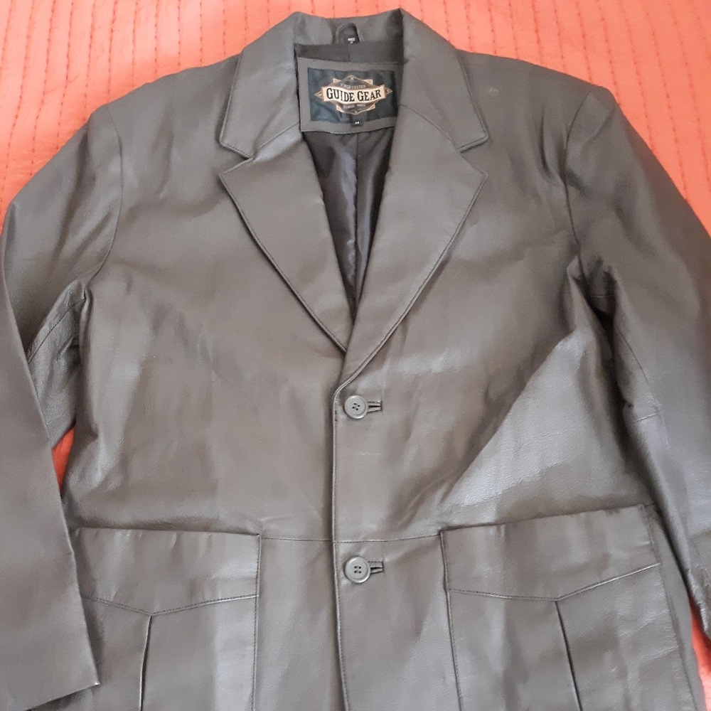 Guide gear leather jacket